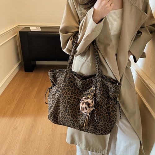 Bolsa Tote con Estampado Leopardo para Mujer miniatura 2