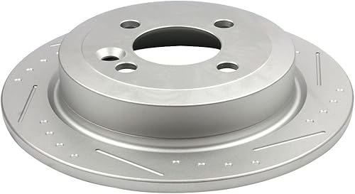 Miniatura 5 de ECCPP Kit de frenos de 2 piezas de discos traseros y 4 pastillas de freno de disco de cerámica para Mini Cooper 2002 2003 2004 2005 2006