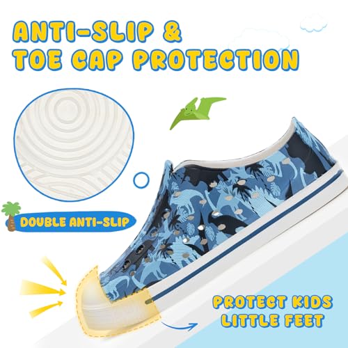 Image of FUNCOO PLUS Toddler Sandals for Boys Girls Kids Summer Quick Dry Sneakers Pool Beach Swim Water Shoes for Children