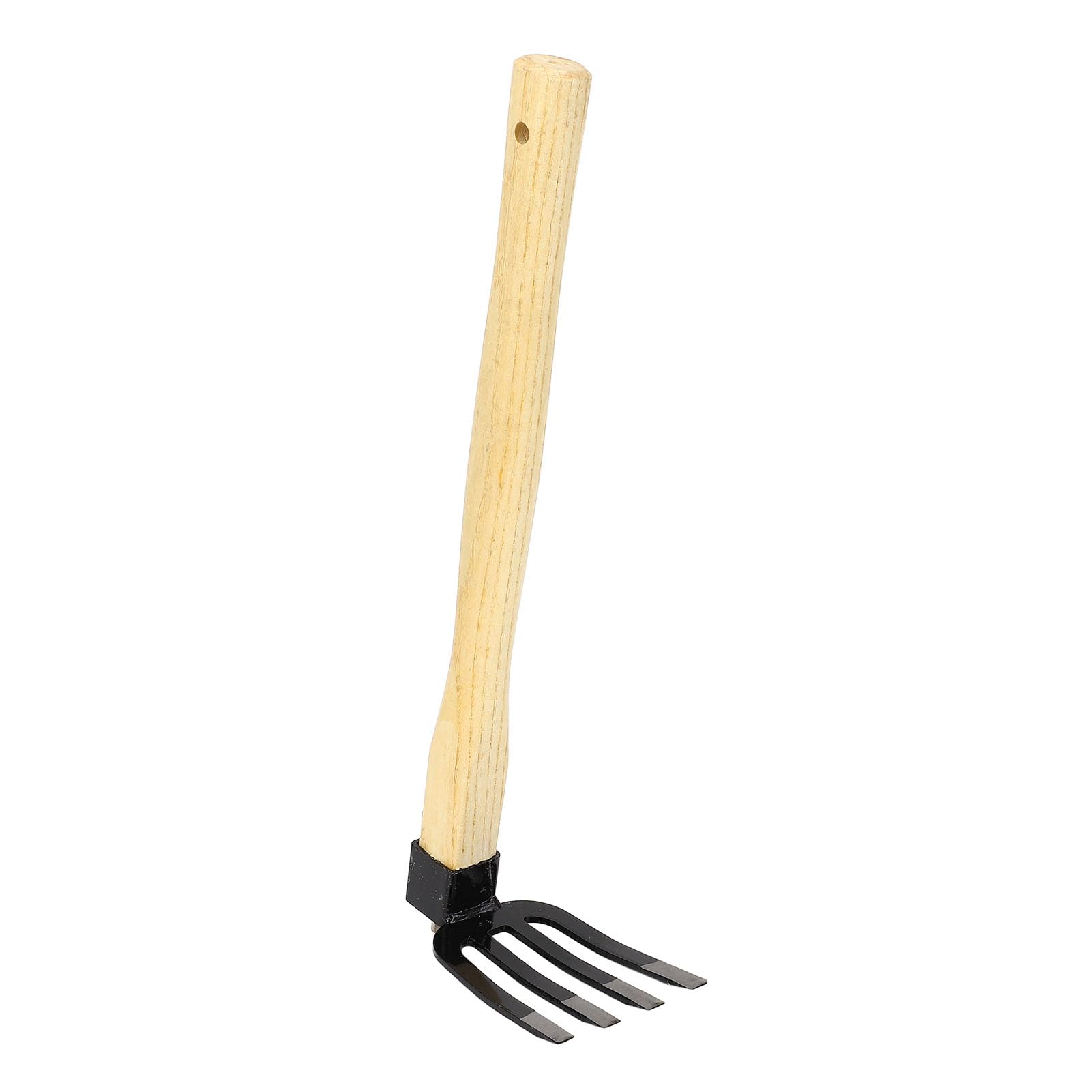 Hoe Fork Combo Wooden Handle Garden Hand Digger Rake Garden Hand Tool for Crushing and Aerating Soil Premium the of This Fork Is Facilitating Maneuvera Hoe Fork ComboGarden Hand