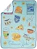 Jay Franco Gilmore Girls Throw Blanket - Plush 46" x 60" Throw Blanket for Ladies, Soft Fleece Throw Blanket, Cozy, Fade Resistant Blanket for Ladies, Stars Hollow Blue Blanket for Girls #3