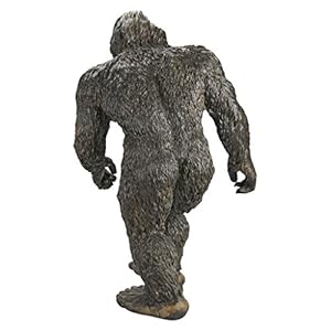 Design Toscano Bigfoot the Yei Indoor/Outdoor Garden Statue Cryptid Sculpture, Large, 28 Inch Tall, Cast Stone Resin, Brown Finish Design Toscano Bigfoot the Yei IndoorOutdoor Garden Statue Cryptid Sculpture Large 28 Inch Tall Cast Stone Resin Brown Finish