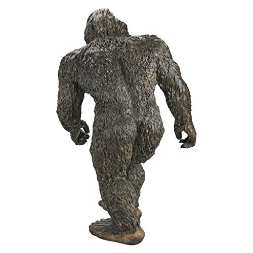 Design-Toscano-Bigfoot-the-Yei-IndoorOutdoor-Garden-Statue-Cryptid-Sculpture-Large-28-Inch-Tall-Cast-Stone-Resin-Brown-Finish Design Toscano Bigfoot the Yei IndoorOutdoor Garden Statue Cryptid Sculpture Large 28 Inch Tall Cast Stone Resin Brown Finish