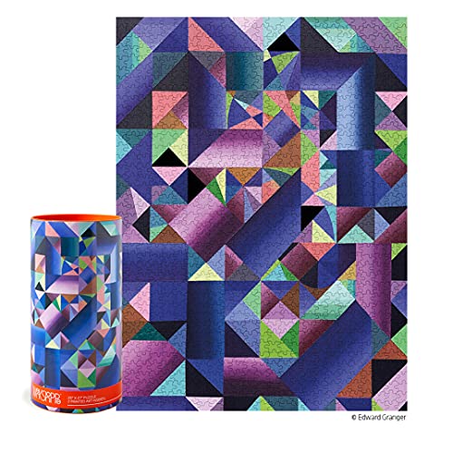 Emperorâ€™s Pipe Dream Geometric Abstract | 1000 Piece Jigsaw Puzzle | WerkShoppe