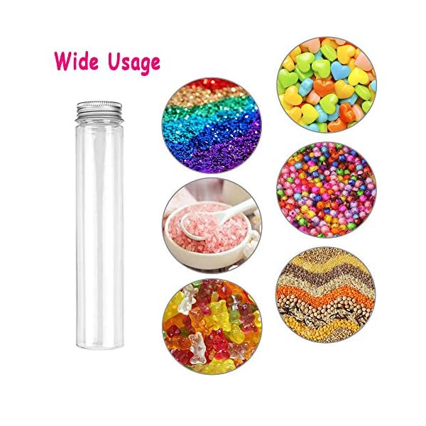 18-PCS-115ml-Clear-Plastic-Test-Tubes150-x-33mm-Flat-Test-TubePlastic-Test-Tube-with-Screw-Caps-and-1-Cleaning-Brush-for-Bath-SaltCandy-StorageScience-Party-FavorsWedding-Decor 18-PCS-115ml-Clear-Plastic-Test-Tubes150-x-33mm-Flat-Test-TubePlastic-Test-Tube-with-Screw-Caps-and-1-Cleaning-Brush-for-Bath-SaltCandy-StorageScience-Party-FavorsWedding-Decor