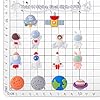 PH PandaHall 56Pcs Resin Cabochons 14 Styles Space Theme Flatback Beads Astronaut Rocket Spaceship Charms Resin Cabochons Craft Making Supplies for Phone Case Hair Clip Scrapbooking Decor #4