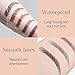 2 Pcs Microblading Eyebrow Pen, 2026 Upgraded 3D Waterproof 4-Tip Eyebrow Pencil, Natural Makeup Long-Lasting Fine Stroke Magic Eyebrow Pencil for Women Stay on All Day (Dark Brown(2 Pcs))