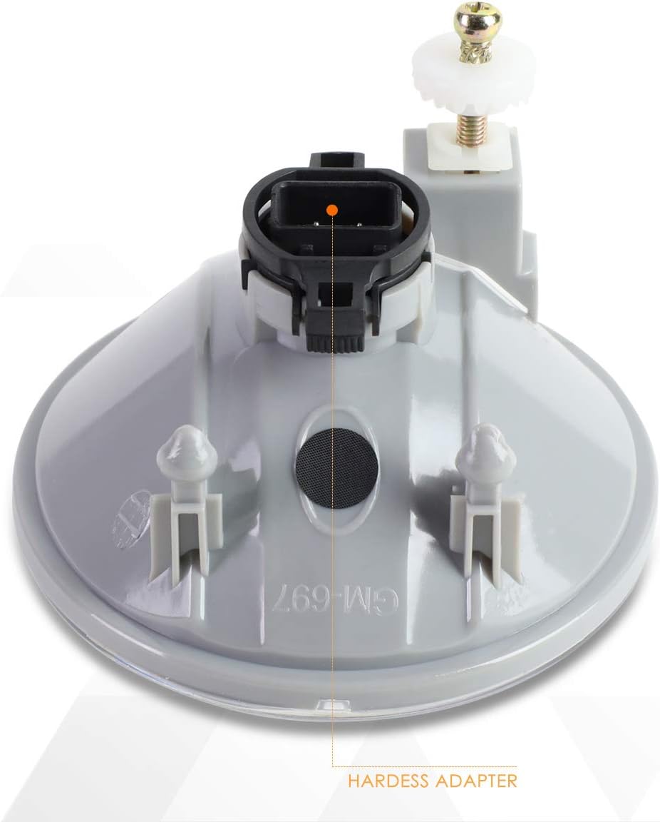 PM PERFORMOTOR Front Bumper Fog Lights Lamps w/Bulbs Compatible with Chevy Camaro 10-13,Clear Lens