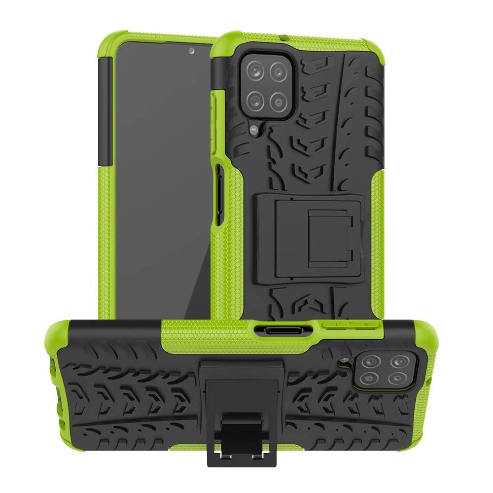 BaiBaiDY Case for OnePlus Ace Racing Phone case, Shock absorption, bracket, drop resistance, TPU + PC double-layer design, suitable for OnePlus Ace Racing.（Green)