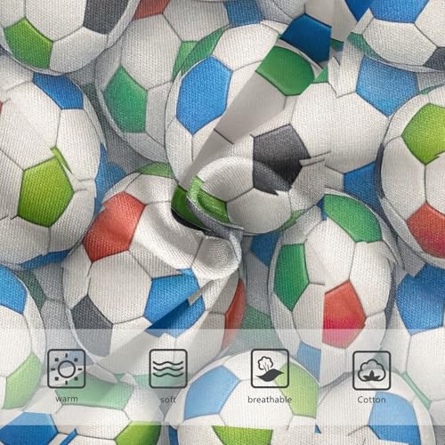 Joisal Fun Print Toddler Girls Underwear 2t Cotton Little Girl Panties Colorful Soccer Balls Kids Briefs Undies3