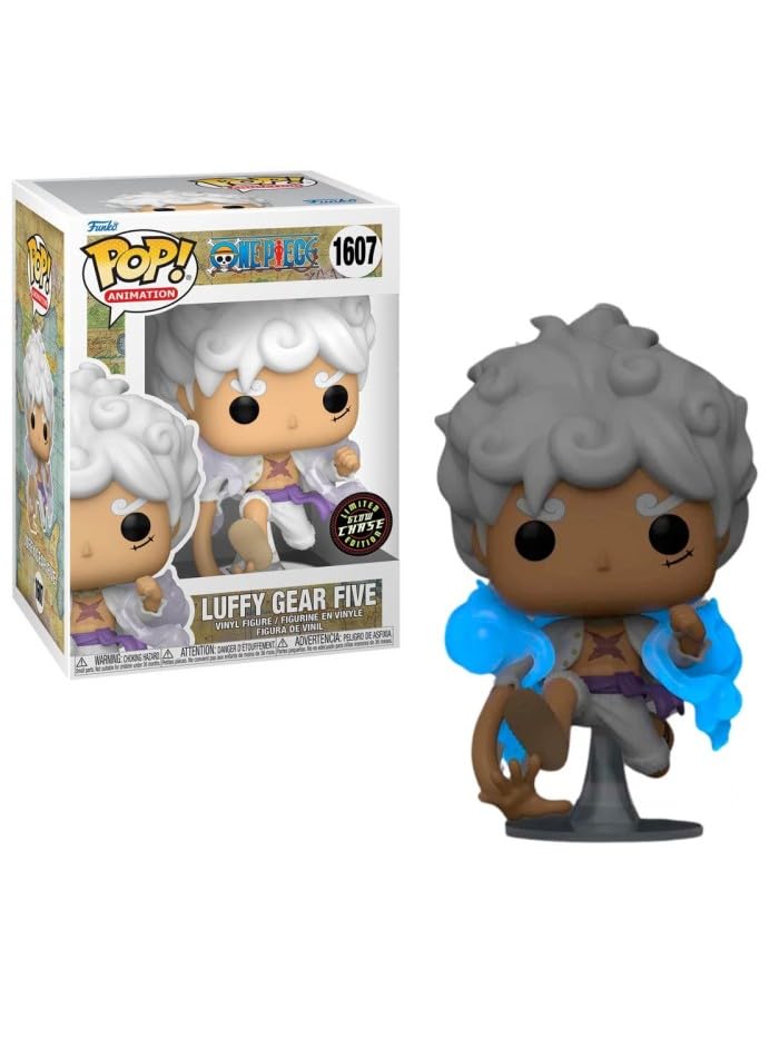 Funko Pop! Animation | One Piece Luffy Gear Five Chase | Edición Chase Exclusiva y Limitada | Figura de Vinilo Coleccionable Anime | FS