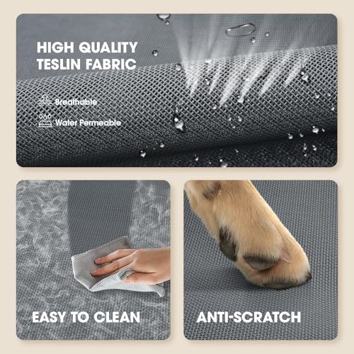 elevated dog bed raised outdoor dog bed for extra large sized dog portable cooling pet cot with breathable amp washable mesh indoor amp outdoor pet hammock with skid-resistant feet