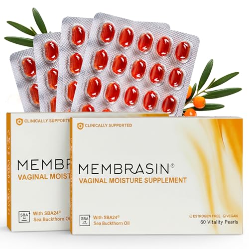 Image of Membrasin Vitality Pearls, Estrogen-Free Vaginal Moisture Supplement, 120ct