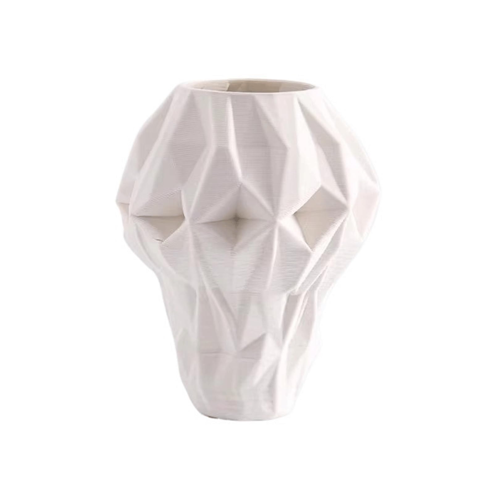 Decorative Vases Pottery Decorative Flower Vase for Modern Table Bookshelf Living Room Decoration Shelf Decor Mantel Rustic