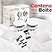 Pyle 8” 4 Bluetooth Flush Mount - In-wall In-ceiling 2-Way Speaker System Quick Connections Changeable Round/Square Grill Polypropylene Cone & Tweeter Stereo Sound 4 Ch Amplifier 250 Watt - PDICBT286