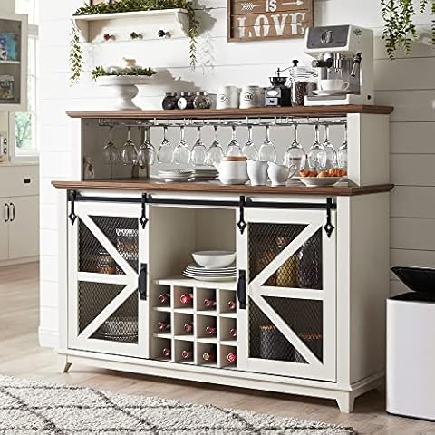 OKD Farmhouse Coffee Bar Cabinet Cover