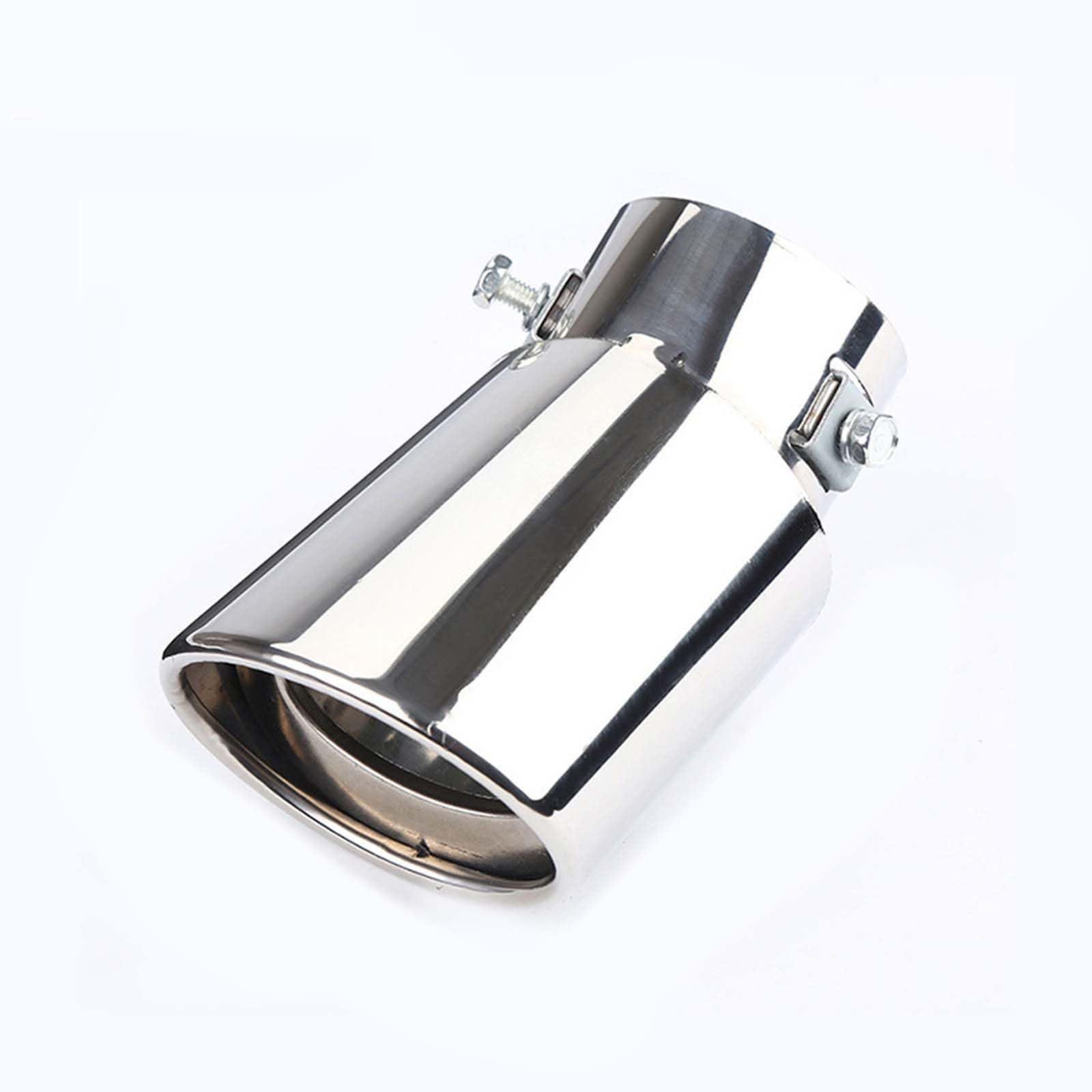 RMWFRFGFU Car Exhaust Tip, for Hyundai Ioniq 5 Tucson NX4 SantaFe TM 2021-2025 Stainless Steel Tail Pipe Cover,Adjustable Bolt-on Exhaust,Heat Resistant Exhaust Finisher,A