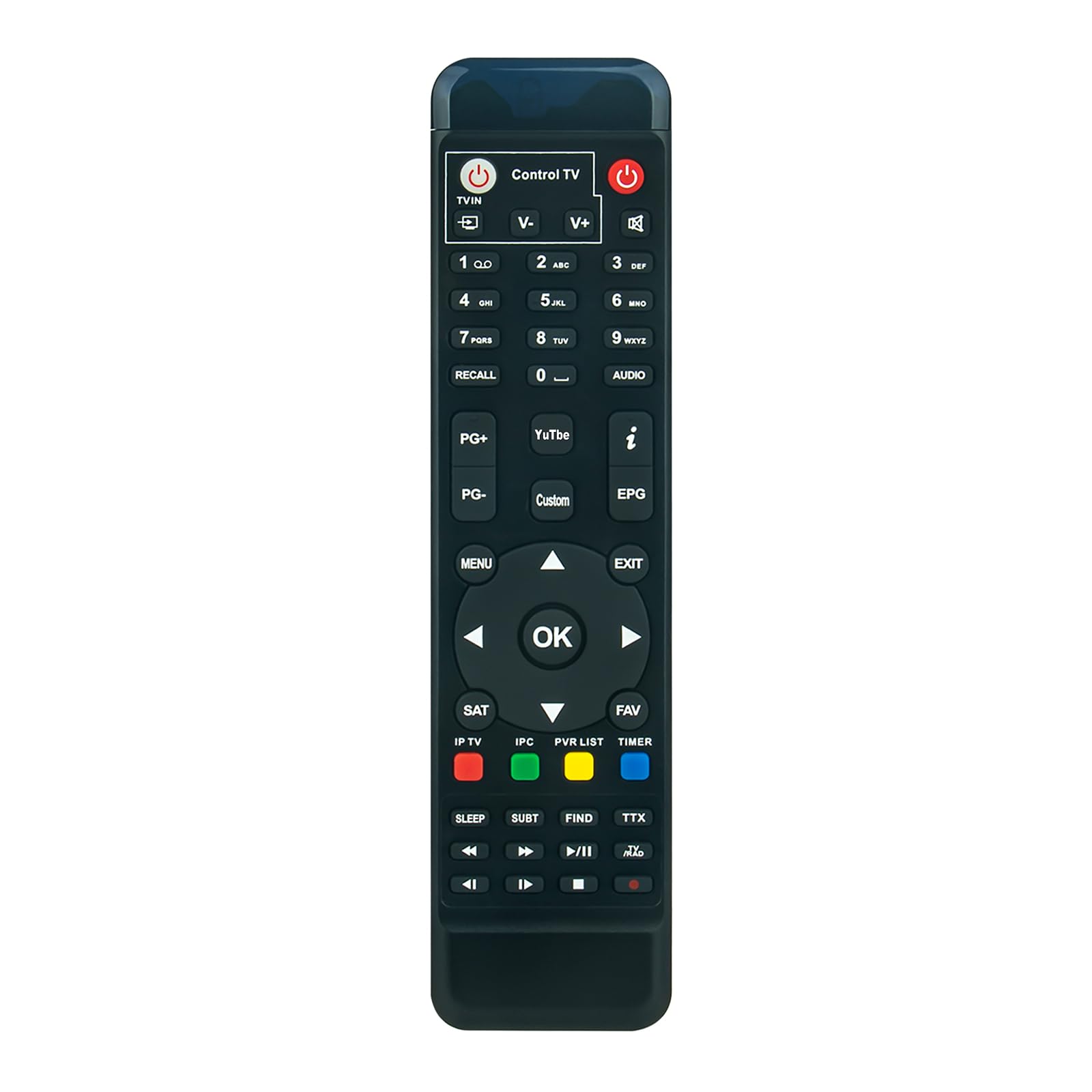 ALLIMITYReplaced Remote Control Fit for FreeSat GTmedia V8 Super, V8 Golden,V8 Nova, V8 Pro, V9 Pro, V9S Pro, V8 Combo, V8 Angel