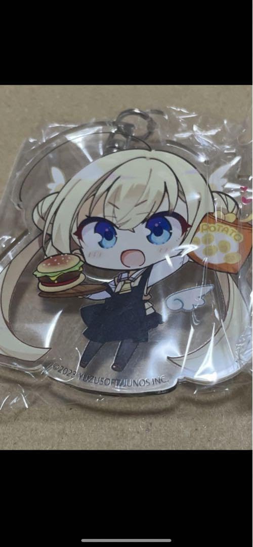 白雪乃愛 ゆずこもカフェ限定キーホルダー ゆずソフト 白雪乃愛 ゆずこもカフェ限定キーホルダー ゆずソフト