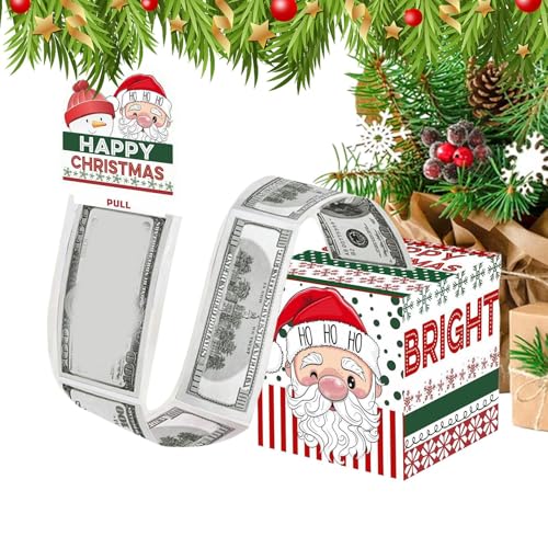 クリスマス 貯金箱 現金用,クリスマス デコレーション おもしろい 祝祭 現金入れ 飛び出す箱 | バースデー ホリデー 新年 パーティー 景品 ストッキング スタッファー 子供 大人 家族 友達 向け