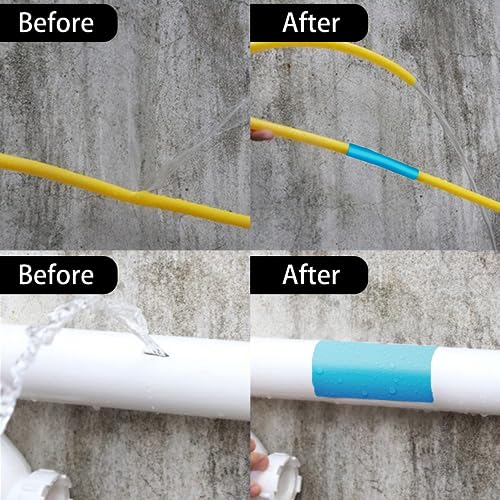 UTEFIF Neues Upgrade - Unterwasser Klebeband Pool,Pool Reparaturset,Reparatur Klebeband Pool Flicken für Wasserbett, Pool, Poolfolie, Planschbecken,Luftmatratze - blau