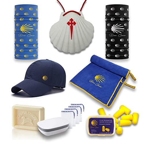 Buen Camino Pilger Starterset für den Jakobsweg |...