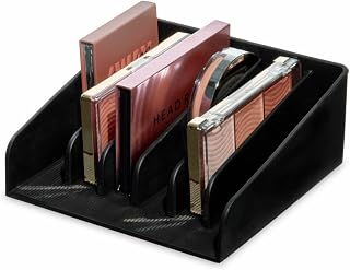 iDesign The Sarah Tanno Collection Cosmetic Drawer Silicone Side Palette Organizer, Smoke and Black Price In India