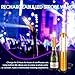 4 Pieces LED Strobe Baton Light Bottle Service Lights Bright Rechargeable Champagne Bottle Handheld Light Topper for Bar Nightclub Wedding Party Concert （Gold）