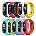 BRone Correa para Xiaomi Mi Band 3, Pulsera Xiaomi Mi Band 3 4 Correas Reloj Silicona Banda para XIAOMI Mi Band 3/Mi Smart Band 4 【Compatible con Mi Smart Band 4】