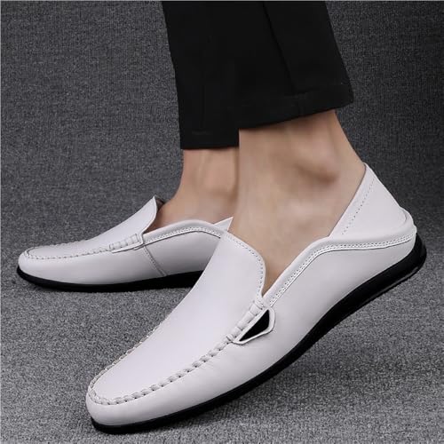 Men's Boardroom Half Loafers Shoes Breathable Slip On Comfortable Driving Style Casual Events Business Outdoors Wedding4