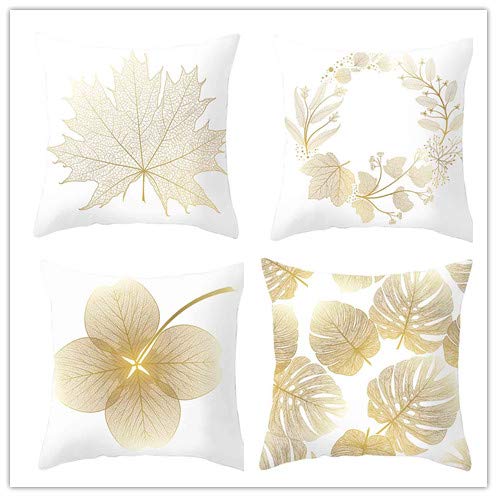 Throw Pillow Covers Beautiful Dream Boho Gold Black Pillowcases Polyester 16 x 16 Inch Square With Hidden Zipper Home Sofa Cushion Decorative Pillowcase