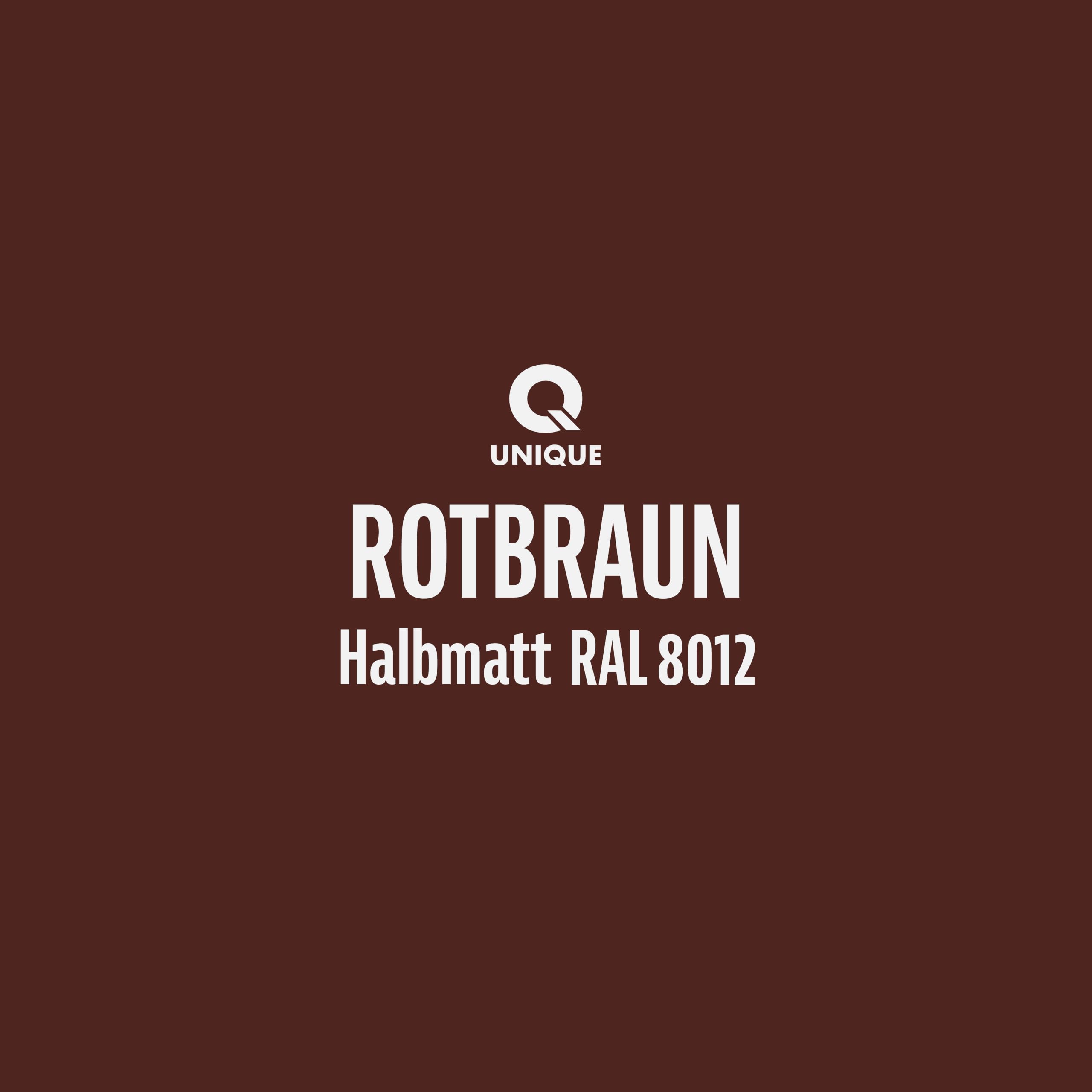 Q UNIQUE Deckende Holzfarbe Innen & Außen – Wasserbasierte Wetterschutzfarbe für Holz, MDF, HDF & OSB – UV-beständig, wetterfest – Für Gartenmöbel & Holzzaun – Hochglanz, Satin, Halbmatt