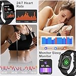 Smart Watch for Men Women, 1.96"HD Smartwatch (Answer/Make Call) with Heart Rate/Sleep Monitor/Spo2/Pedometer, 2025 New Fitness Watch 113+ Sport Modes, IP68 Waterproof Activity Tracker for Android iOS - Image 4