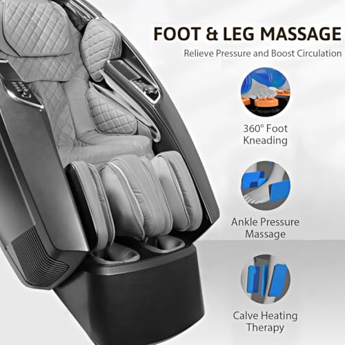 Image of RX-7 Massage Chair | Futuristic Capsule Design, 7D Massage Technology, Integrated Bluetooth Speaker | Zero Gravity, Therapeutic Heating, Dynamic Airbag Technology & Voice Control