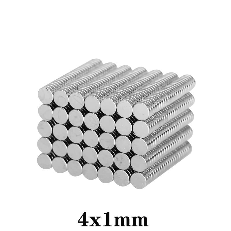 100~5000pcs 4x1 mm Mini Small Circular 4mmx1mm Neodymium Dia 4x1mm Permanent NdFeB disc 4 * 1 mm Magnet(3000PCS)