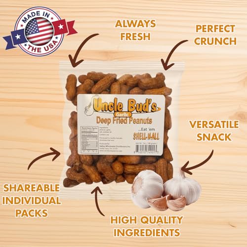 Image of Uncle Bud's Deep Fried Peanuts, Garlic Flavor - 2 Pack