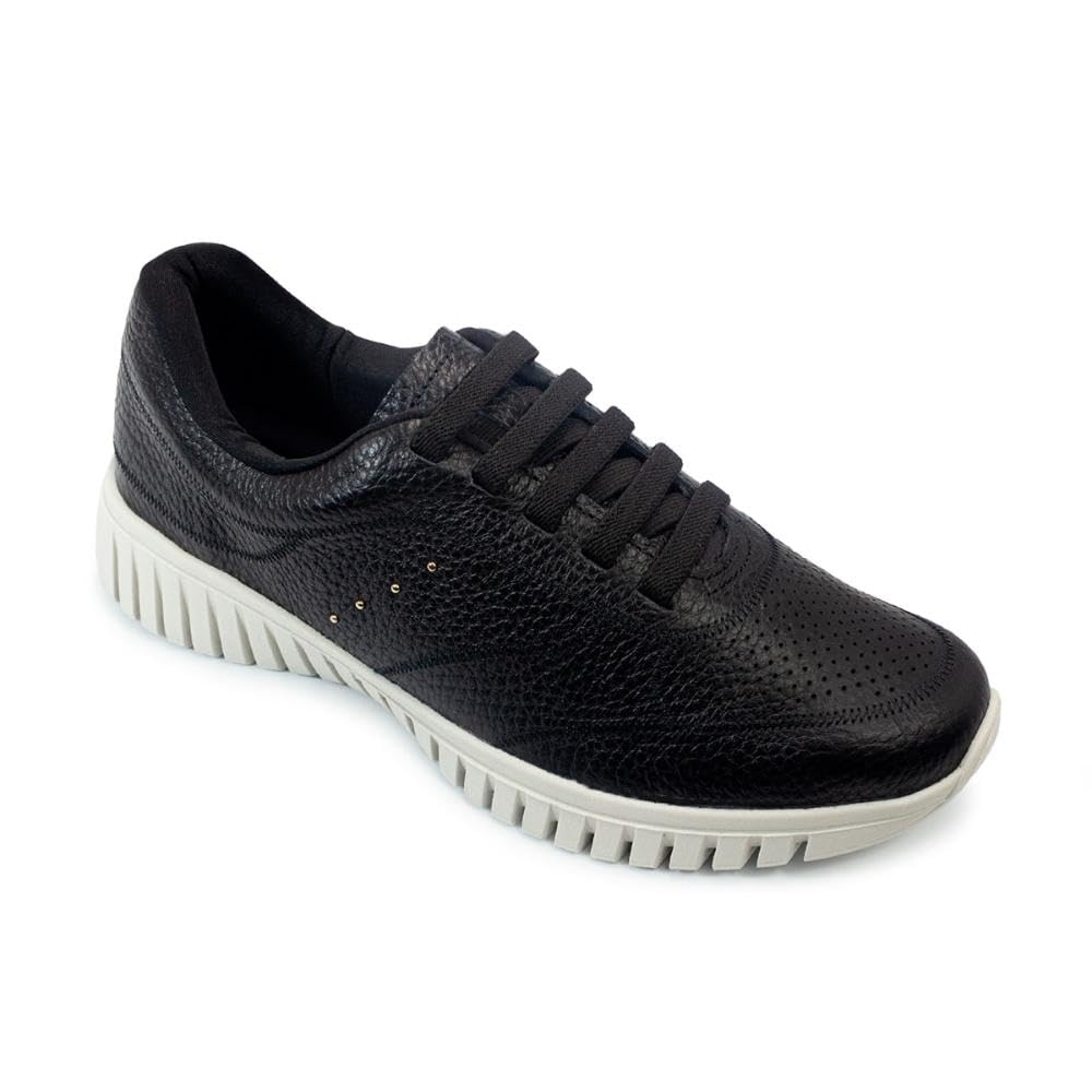 Tênis Usaflex Feminino Couro Detalhe Rebite Casual Preto Ae22038001 34 em promoção! Veja a oferta e mais achadinhos de Tênis 9 Hoje é o melhor dia para comprar Tênis Usaflex Feminino Couro Detalhe Rebite Casual Preto Ae22038001 34 com aquele preço maroto! Promoção! Aproveite a oferta! 9