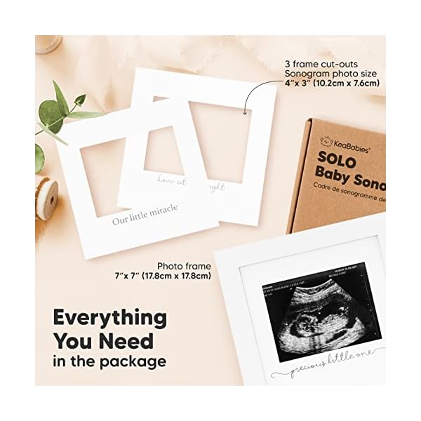 Marco De Fotos Para Ecografía De Bebé - Marco De Ultrasonido Moderno Para La Futura Mamá - Marco De Ecografía Para… - Imagen 3
