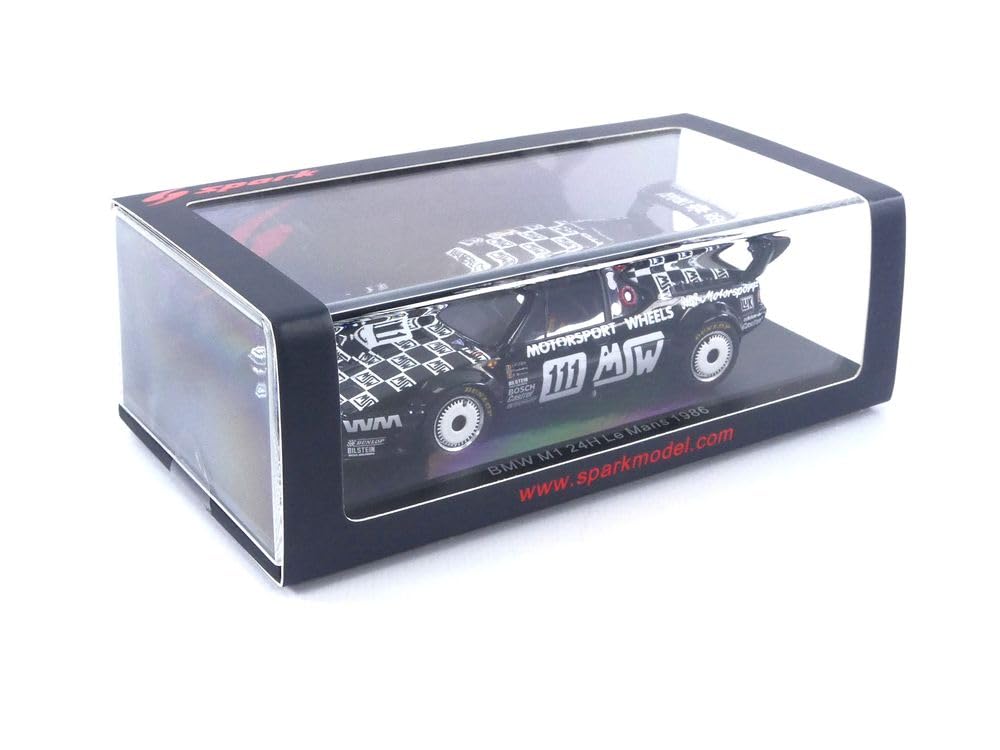 Miniature Spark 1/43 BMW M1 N°111 – 24H Le Mans 1986, Libert, Witmeur (prévente)