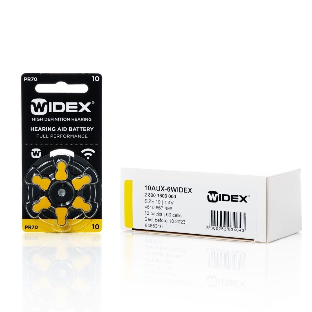 Hearing Aid Batteries Widex (PR 70 (10), 48)