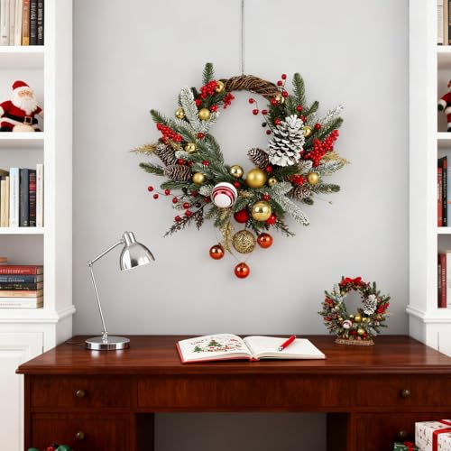 Couronne de porte guirlande décorative pour décoration murale