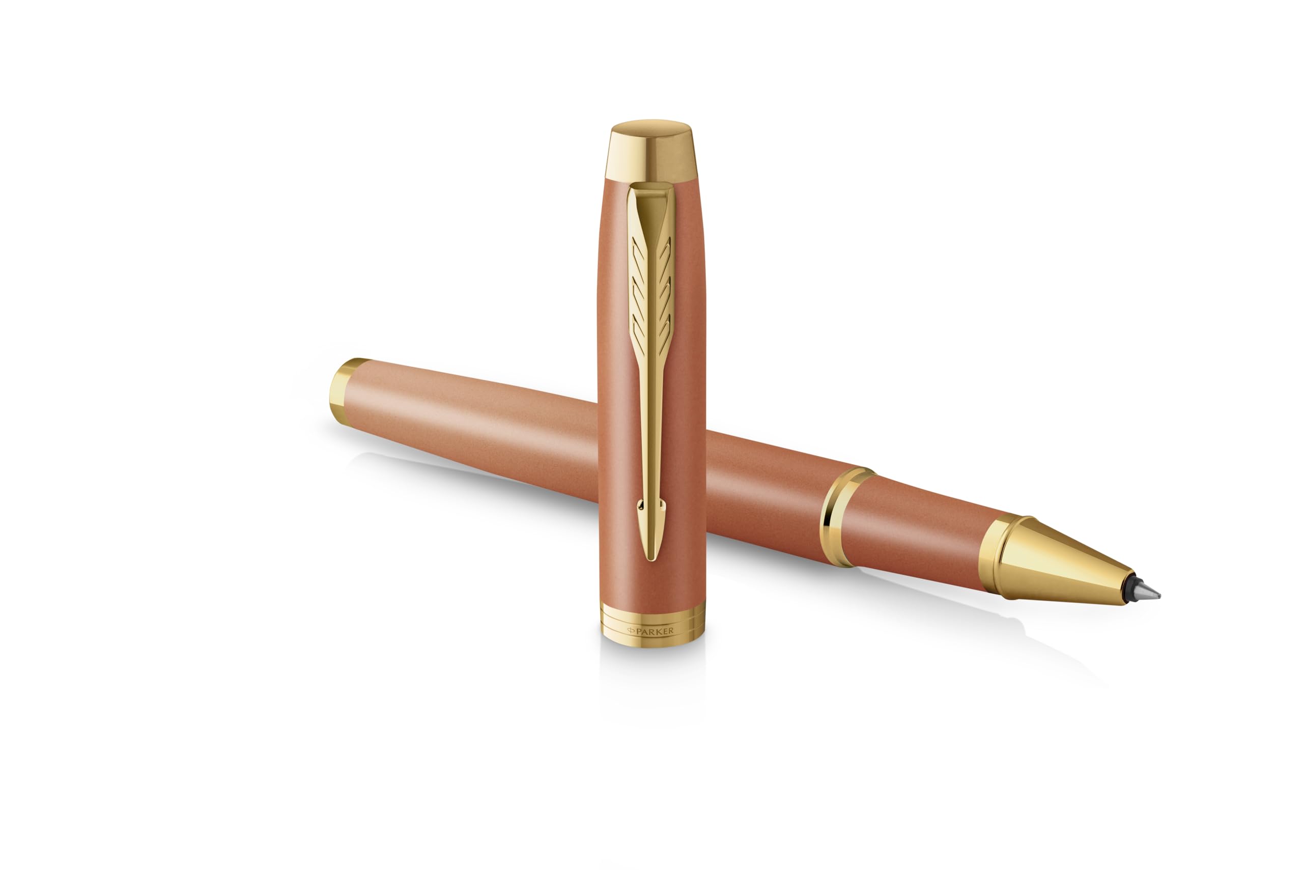 PARKER IM Rituals Orange CT Bolígrafo y bolígrafo de punta redonda con grabado, bolígrafo premium, caja de regalo, regalo personalizado, cumpleaños (naranja CT)