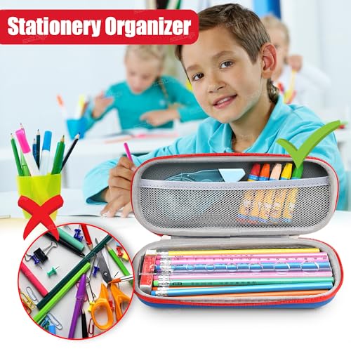 Image of Zest 4 Toyz Pencil Case for Kids|Space Themed Stationery Pencil Box with Durable Zipper EVA Material | Cute Astronaut Design Pencil Pouch for Girls and Boys