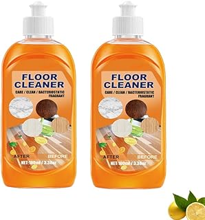 Jue Fish Floor Cleaner, Momeng Floor Cleaner Orange, Powerful Decontamination Floor Cleaner, Multipurpose Cleaning Concentrate, Multipurpose Floor Cleaner (2pcs)