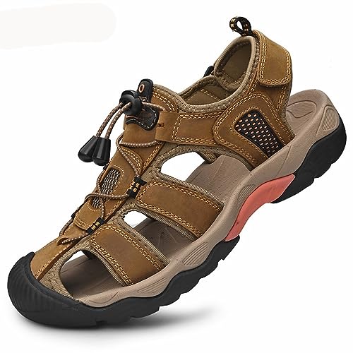 Men's Sandal Toe Outdoor Walking Treking Casual Shoes for Men Hiking Beach Wading Shoes(42)