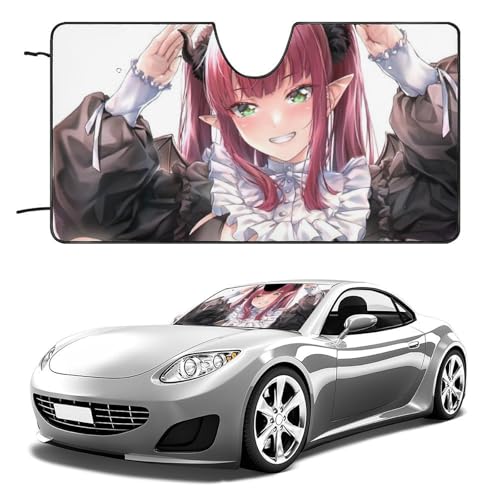 サンシェード 車 フロント その着せ替え人形は恋をする 着せ恋 リズきゅん 車用サンシェード 高密度生地 断熱素材 頑丈 遮光 遮熱 日除け 130x70cm サイズ選べる フロントサンシェード フロントガラス用 日焼け防止 紫外線カット 車内温度下げ 内