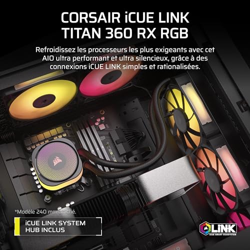 Corsair Titan 360 RX RGB - vue 2