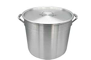Nexgrill 42 Qt. Aluminum Shrimp Boil Pot with Strainer Basket & Lid