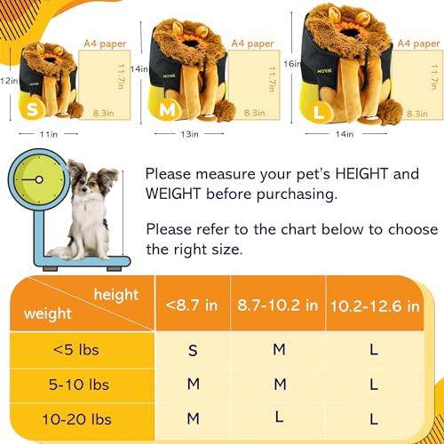 MORIK Lion’s Den: Pet Backpack Carrier for Small Dogs and Cats Under 20 lbs. with Good Ventilation, Washable Mat, and Safety Strap, Ideal for Travel, Hiking, and Everyday Adventures (Medium) MORIK Lion’s Den: Pet Backpack Carrier for Small Dogs and Cats Under 20 lbs. with Good Ventilation, Washable Mat, and Safety Strap, Ideal for Travel, Hiking, and Everyday Adventures (Medium)