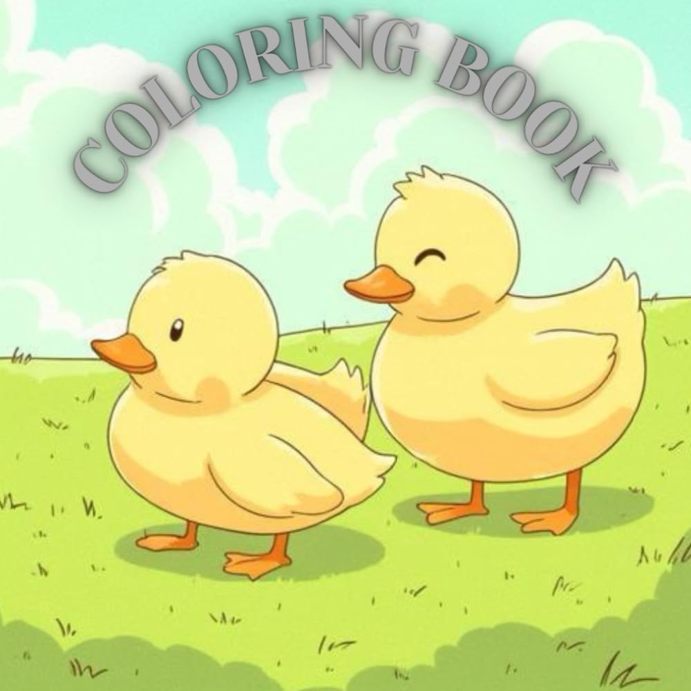 The baby animals: Coloring book for kids: The little cute animals